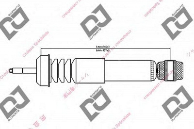 DJ PARTS ds1411ht -  Амортизатор